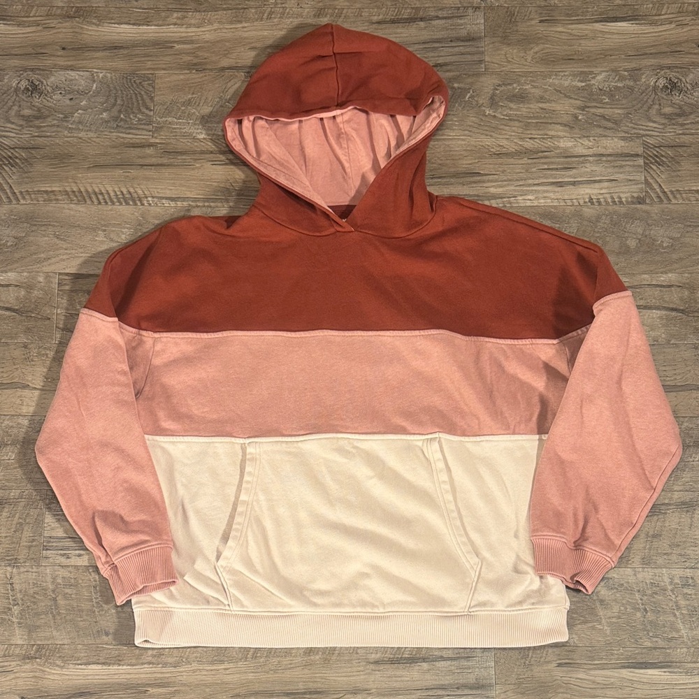American Eagle Outfitters Women’s  Multicolor Block Hoodie - Size L